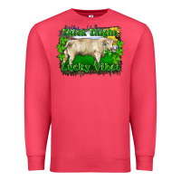Cardinal thick thighs lucky vibes charolais bull Premium Sweatshirt - RanaPortraitStore