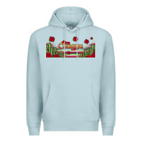 Blue Mist chingona 16oz libbey cup Premium Hoodie - HRA Design Shop