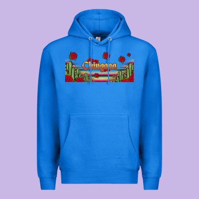 Chingona 16oz Libbey Cup Premium Hoodie Designed By Hra Design Shop