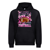 Black in october we wear pink and watch football Urban Hoodie - AdoDesignShop