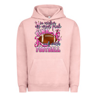 Pigment Salmon in october we wear pink and watch football Urban Hoodie - AdoDesignShop