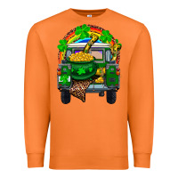 Carrot st patricks day truck with pot of gold horseshoe a Premium Sweatshirt - RanaPortraitStore