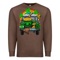 Chestnut st patricks day truck with pot of gold horseshoe a Premium Sweatshirt - RanaPortraitStore