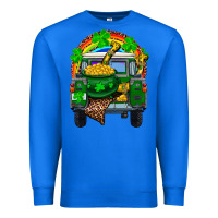 True Royal st patricks day truck with pot of gold horseshoe a Premium Sweatshirt - RanaPortraitStore