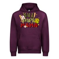 Mauve Wine ballpark mama Urban Hoodie - JahusDesignShop