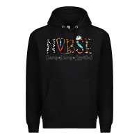 Black nurse caring strong essential Premium Hoodie - CowhideDigitalArt