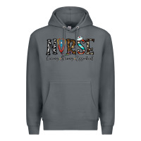 Rock nurse caring strong essential Premium Hoodie - CowhideDigitalArt