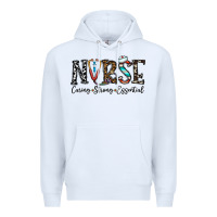 White nurse caring strong essential Premium Hoodie - CowhideDigitalArt