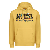 Antique Gold nurse caring strong essential Premium Hoodie - CowhideDigitalArt