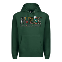 Sports Green nurse caring strong essential Premium Hoodie - CowhideDigitalArt