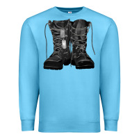 Ocean Blue soldier boots Premium Sweatshirt - RanaPortraitStore