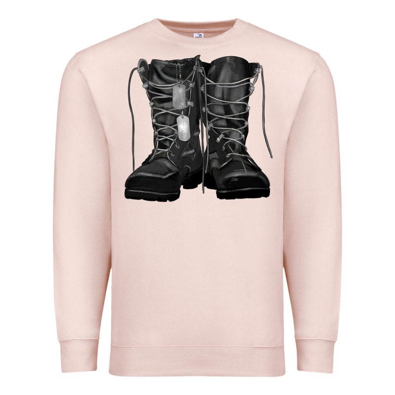 Soldier Boots Premium Sweatshirt by RanaPortraitStore | Teevron