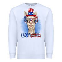 White llamerica Premium Sweatshirt - RanaPortraitStore