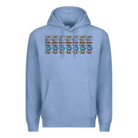 Colony Blue coffee coffee coffee 16oz libbey glass Premium Hoodie - HRA Design Shop