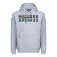 Heather Grey coffee coffee coffee 16oz libbey glass Premium Hoodie - HRA Design Shop