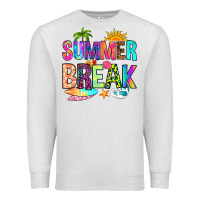 Oatmeal Heather summer break Premium Sweatshirt - RanaPortraitStore