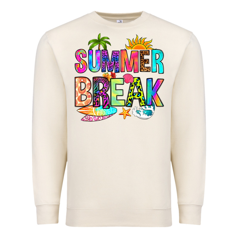 Summer Break Premium Sweatshirt by RanaPortraitStore | Teevron