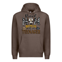 Coffee proud mom official of an teenager Premium Hoodie - CowhideDigitalArt