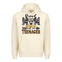 Sandshell proud mom official of an teenager Premium Hoodie - CowhideDigitalArt