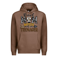 Chestnut proud mom official of an teenager Premium Hoodie - CowhideDigitalArt