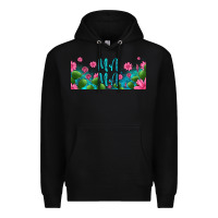 Black cactus and flowers mama libbey glass Premium Hoodie - HRA Design Shop