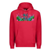 Cardinal cactus and flowers mama libbey glass Premium Hoodie - HRA Design Shop