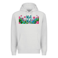 Dove Grey cactus and flowers mama libbey glass Premium Hoodie - HRA Design Shop