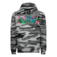 Slate Camo cactus and flowers mama libbey glass Premium Hoodie - HRA Design Shop