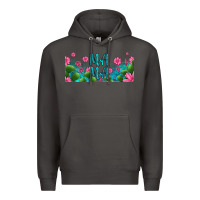 Smoke cactus and flowers mama libbey glass Premium Hoodie - HRA Design Shop