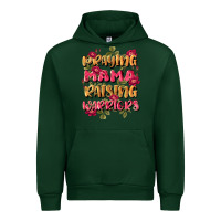 Forest Green praying mama raising warriors Urban Hoodie - JahusDesignShop