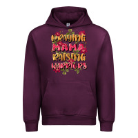 Mauve Wine praying mama raising warriors Urban Hoodie - JahusDesignShop