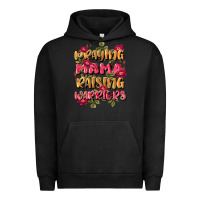 Pigment Black praying mama raising warriors Urban Hoodie - JahusDesignShop
