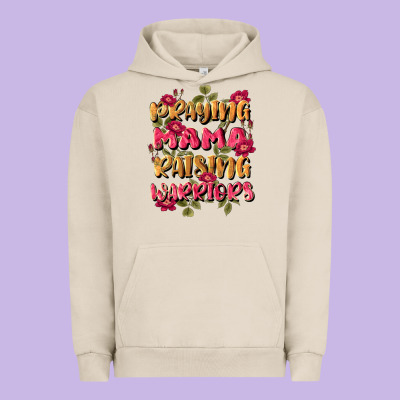 Praying Mama Raising Warriors Urban Hoodie Designed By Jahusdesignshop