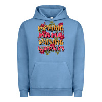 Pigment Pebble Blue praying mama raising warriors Urban Hoodie - JahusDesignShop