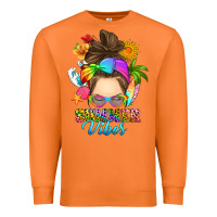 Carrot messy bun summer vibes Premium Sweatshirt - RanaPortraitStore