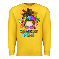 Lemon messy bun summer vibes Premium Sweatshirt - RanaPortraitStore