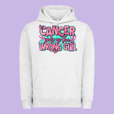 Cancer Pick Up The Wrong Girl Urban Hoodie Designed By Adodesignshop