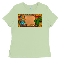 Matcha custom cowboy boots aztec sunflowers leopard license plate Ladies Tee - Artiststas