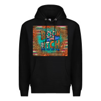 Black boom bitch get out the way Premium Hoodie - HRA Design Shop
