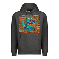 Charcoal Heather boom bitch get out the way Premium Hoodie - HRA Design Shop