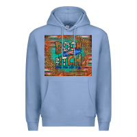 Colony Blue boom bitch get out the way Premium Hoodie - HRA Design Shop
