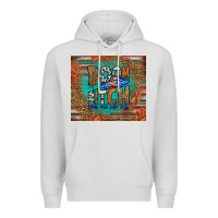 Dove Grey boom bitch get out the way Premium Hoodie - HRA Design Shop