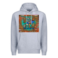 Heather Grey boom bitch get out the way Premium Hoodie - HRA Design Shop