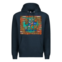 Navy boom bitch get out the way Premium Hoodie - HRA Design Shop