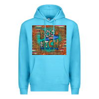 Ocean Blue boom bitch get out the way Premium Hoodie - HRA Design Shop