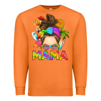 Carrot messy bun mama summer Premium Sweatshirt - RanaPortraitStore