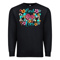 Black best mom ever Premium Sweatshirt - RanaPortraitStore