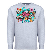 Heather Grey best mom ever Premium Sweatshirt - RanaPortraitStore