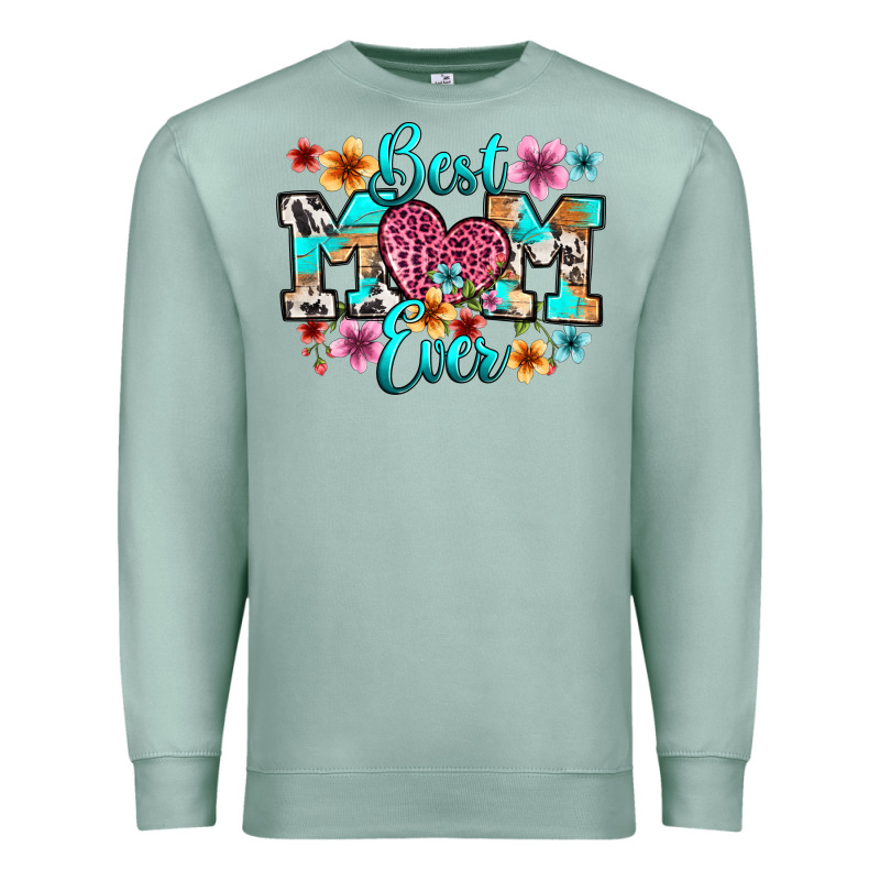 Best Mom Ever Premium Sweatshirt by RanaPortraitStore | Teevron