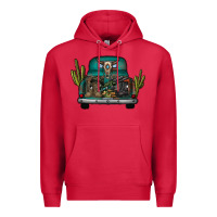 Cardinal soldier truck Premium Hoodie - CowhideDigitalArt